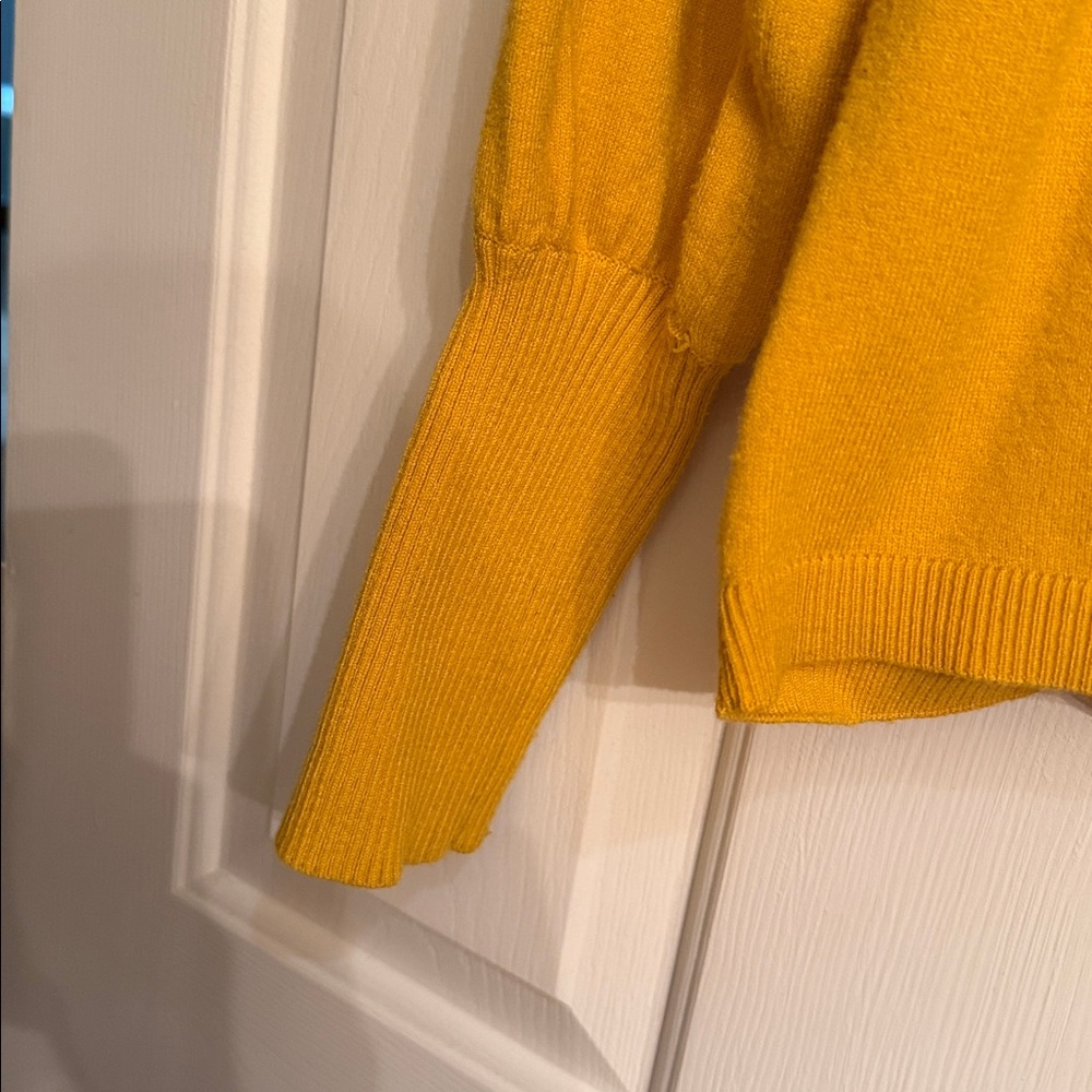 Magaschoni Mustard Knit Top - Picture 3 of 4
